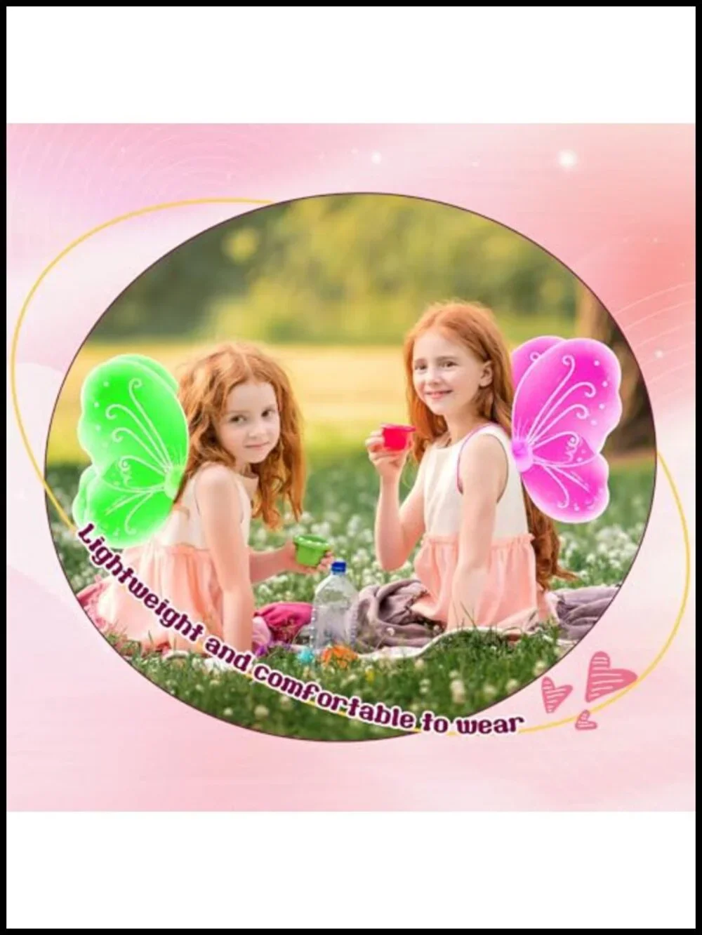 26 Pack Fairy Wings Bulk Butterfly Costume Wings for Kids Cosplay Party Dress Up